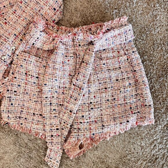 IRO Vany Tweed Shorts SZ 34